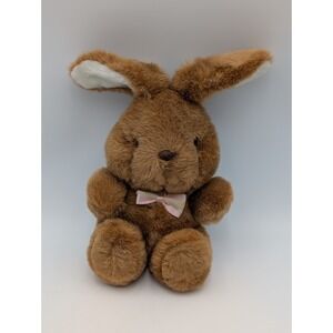 Shilla Brown Rabbit Plush Bunny 11 Inch 1988 Stuffed Animal Toy